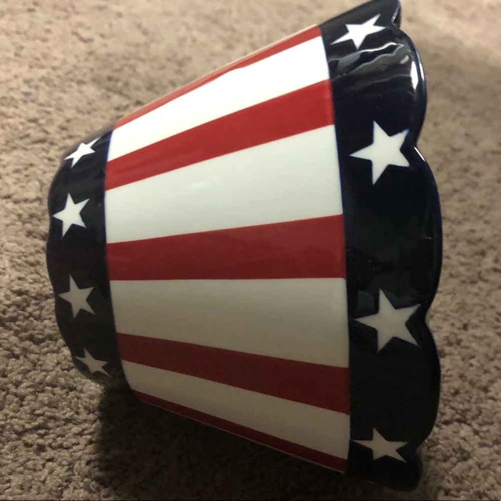 Patriotic Candle Jar Shade
